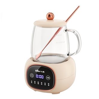 小熊/Bear  养生壶  迷你养生壶一人用 0.4L办公室小型分体式电热煮茶器煮茶杯烧水壶电热水壶