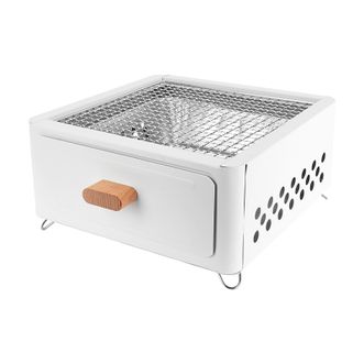 纵贯线Seashore  户外烧烤炉围炉煮茶家用碳炉野营野餐便携方型烧烤架 KL-20 多用煮茶烧烤炉