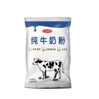三元（SAN YUAN）  纯牛奶粉400克袋装 400克*1袋