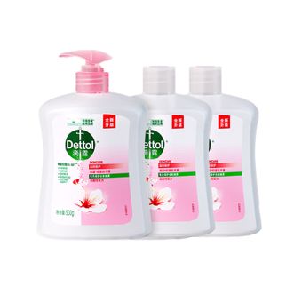 滴露/Dettol  洗手液  健康抑菌洗手液  有效抑菌  滋润500g+500g*2