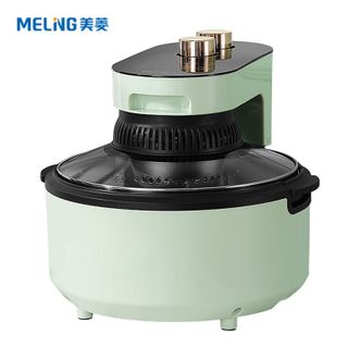 美菱/MELNG  可视化空气炸锅家用6L大容量薯条机环形大视窗 自动断电保护8大定制菜单 MZG-607