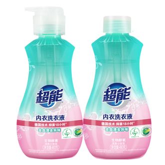 超能  内衣洗衣液480g*2