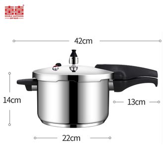 双喜 凯锐304不锈钢压力锅 22CM家用厨房高压锅5L容量快煮锅 双喜 凯锐304不锈钢压力锅 22CM家用厨房高压锅5L容量快煮锅