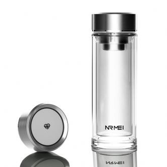 恩尔美（nRMEi）  皓影玻璃杯隔热泡茶杯350ml