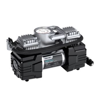 得力/Deli  有线指针式双30缸汽车车载充气泵 DL8059