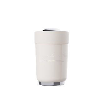 AKS  珍珠盖随行杯保温杯便携户外咖啡杯带刻度随行杯 光予月（白色） 380ml AKS661-W