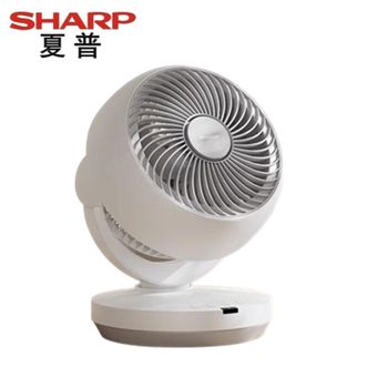 夏普/Sharp  家用台扇低噪电风扇摇头涡轮对流大风力办公室宿舍桌面风扇 PJ-CA125C-T