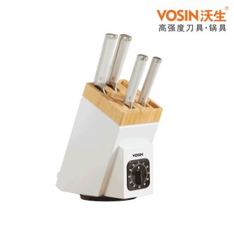 沃生（VOSIN）  白鲨刀具套套装2.0  厨具刀具 厨房套装 组 合不锈钢菜刀 ZZ.021