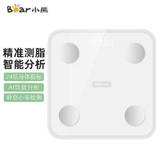 小熊/Bear  智能体脂秤 智能精准家用体重秤电子秤减肥称专业人体秤智能心率体脂秤