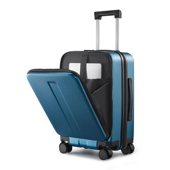 泰梦/TYMON  20英寸逐梦T6前开盖行李箱多功能旅行箱商务拉杆箱TM-T6 拉链款