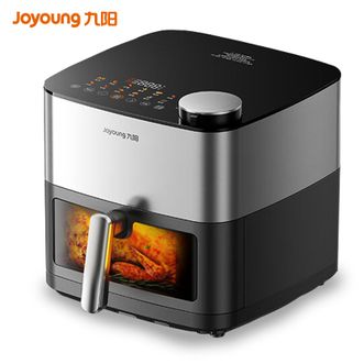 九阳/Joyoung  空气炸锅8L大容量免翻面双热源焱烤内腔全金属3D立体补水仓