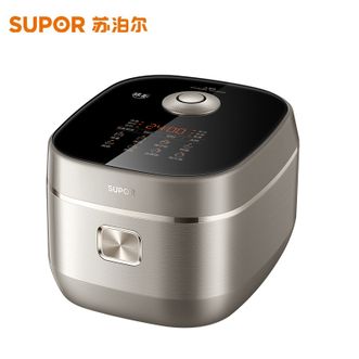 苏泊尔（SUPOR）  电饭煲玻璃板面柴火饭家用多功能电饭锅铜晶球釜电磁加热 智能触屏