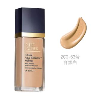 雅诗兰黛（Estee Lauder）  沁水粉底液30ml  63#自然偏白(2C0) 干皮持久遮瑕化