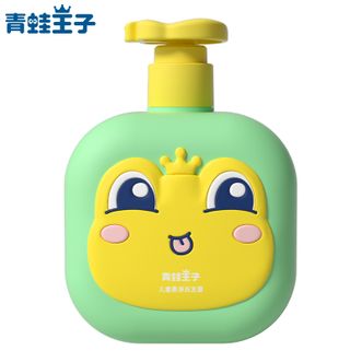 青蛙王子（FROGPRINCE）  缤纷果遇儿童柔净洗发露500ml 柔顺净爽洗发水（粉色绿色包装随机发货）