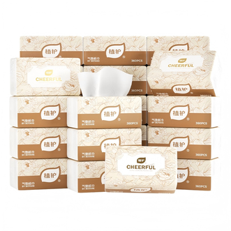 植护  花野叠影气垫纸面巾 140*175mm/4层 90抽