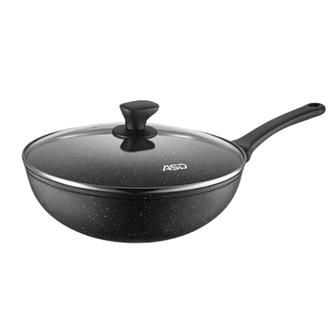 爱仕达（ASD）  不粘锅家用炒菜锅 加厚加高 持久耐磨 28厘米