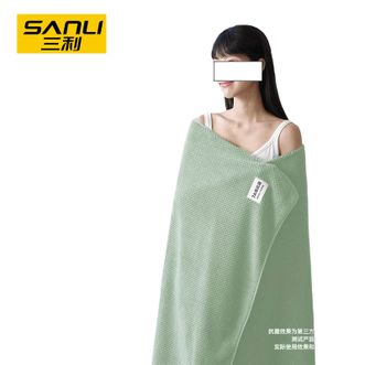 三利（SANLI）  7A级浴巾 抗菌防螨吸水速干柔软不易掉毛（70*140cm）