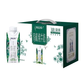 蒙牛  特仑苏有机纯牛奶 3.8g蛋白 有机认证  250mL×10