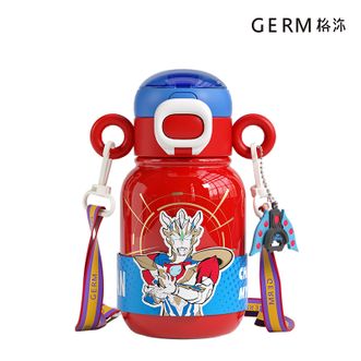  格沵/germ  奥特曼系列超能保温杯 泽塔 光刃红 500ml 儿童保温杯 大容量食品级 水杯 GM136B35239