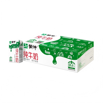 蒙牛  250ml*24盒全脂常温浓纯营养美味 优质蛋白质早餐奶