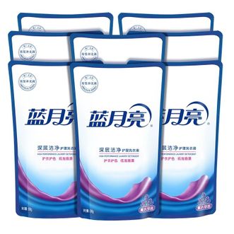 蓝月亮洗衣液袋装500g*8  原液补充装 薰衣草香深层洁净8斤
