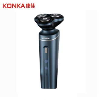 康佳/Konka  剃须刀KTXD-6014-T 充电式电动刮胡刀超长续航自研磨刀片 藏蓝色