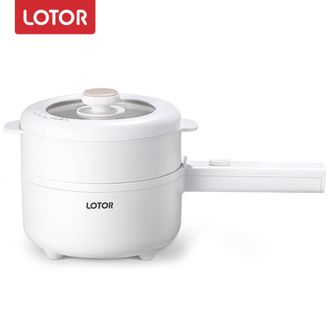 LOTOR  电煮锅  【蒸笼款】1.6L家用多功能电煮锅电蒸锅泡面锅双档调温 17C
