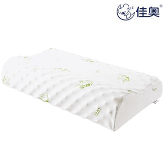 佳奥/Jago  天然乳胶枕头 支撑透气抗菌枕 防螨柔软颗粒枕 波浪颗粒乳胶枕 单只装小象款