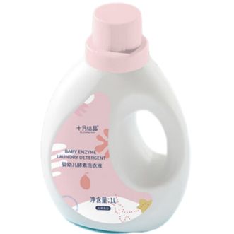 十月结晶  婴儿洗衣液新生幼童宝宝专用酵素洗涤剂BB皂液 1L 1瓶 独立装 【酵素款】