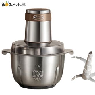 小熊/Bear  电动绞肉机家用大容量多功能不锈钢料理搅拌机打肉机饺子肉馅蒜蓉机全钢
