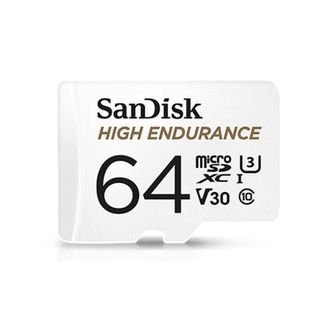 闪迪/SanDisk  64GB TF(MicroSD) 4K行车记录仪存储卡/安防监控卡 重复读写高耐用卡
