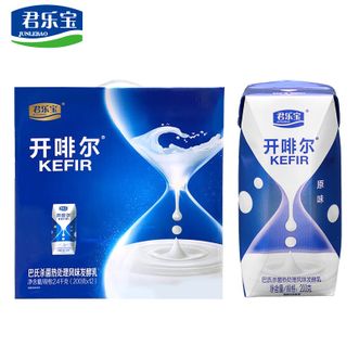 君乐宝（JUNLEBAO）  啡尔原味酸奶 利乐钻(升级装) 200g*12 原味生牛乳发酵营养常温酸奶 1盒