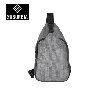 思博亚/SUBURBIA  男士休闲斜挎包 通勤单肩包 （ROS-CB-006）灰色