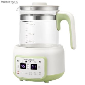 艾青春  1.3L恒温调奶器 婴儿热奶器冲泡奶粉多功能养生壶电水壶 烧水壶电开水壶电热水壶AI-TN08白色