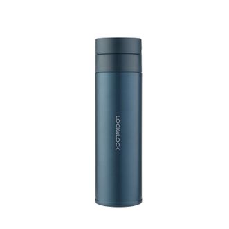 乐扣乐扣  黛晶后弹盖保温杯420mL  弹盖密封防漏水杯 蓝色LHC6522FU
