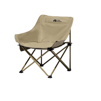 牧高笛（MOBIGARDEN）  户外折叠椅露营椅野餐椅便携式月亮椅细沙黄