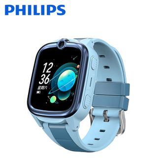 飞利浦（PHILIPS）  儿童多功能智手表  F8 Plus 天境蓝 4G全网通视频通话智能定位防水