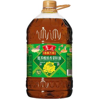 鲁花  （香飘万家系列） 低芥酸浓香菜籽油5L*1非转基因 物理压榨