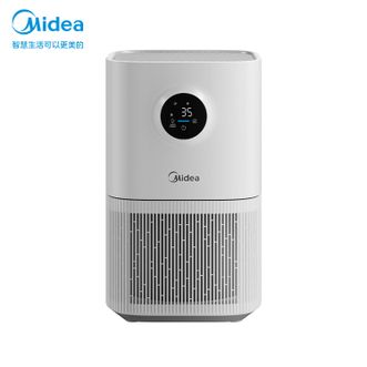 美的/Midea  空气净化器新风换气室内移动除甲醛除宠物异味烟味高效净化小氧吧KJ300G-A1S