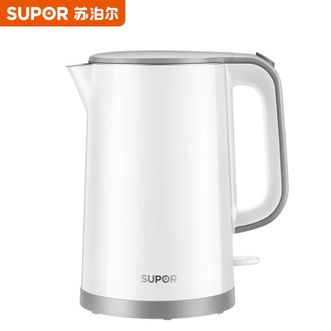 苏泊尔（SUPOR）  电热水壶1.5L全钢无缝双层防烫电水壶烧水壶SW-15T101E