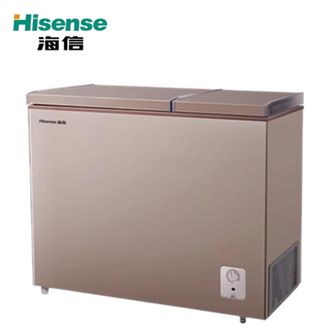 海信/Hisense  206L冰柜家用商用囤货双温双箱大容量冷柜 冷藏冷冻一级能效 卧式冰箱 BCD-206NUD