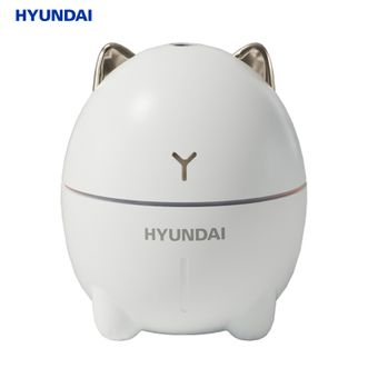 HYUNDAI  加湿器保湿婴儿卧室客厅办公室桌面空气加湿净化可爱造型加湿器