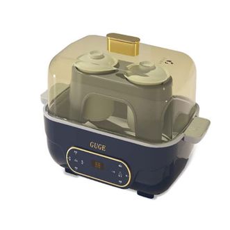 谷格/GUGE  小型电蒸锅多功能家用蒸煮12H预约可中途加水大容量电炖锅 G959 深蓝色