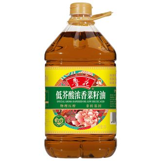 鲁花  香味家族低芥酸浓香菜籽油 非转基因 5L 新老包装随机发