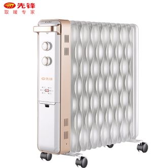 先锋/Singfun  取暖器/取暖器家用/电暖器/暖气/电暖气片烤火炉14片热浪油汀 CY55MM-15