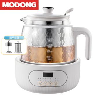 摩 动/modong  养生壶  【双茶漏】恒温烧水壶双层防烫 1.5L大容量  MD-YS02-C