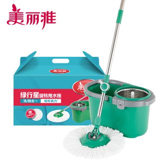 美丽雅  旋转拖把绿行星拖把桶旋转甩水拖