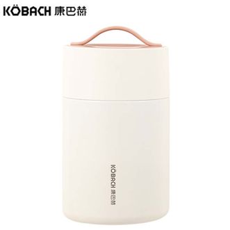 康巴赫  焖烧杯1000ml不锈钢焖烧壶保温饭盒男女保温杯KHT10B01椰奶白