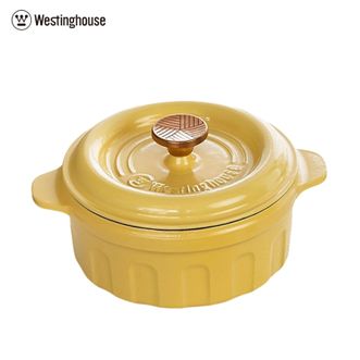 西屋/Westinghouse  珐琅海鲜锅 22CM家用焖焗锅海鲜锅多功能锅无水焖炖煲汤一锅多用（新旧提手随机发货）