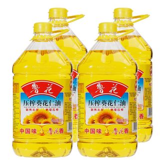 鲁花葵花仁油剥壳去皮物理压榨食用油5L*4桶(共20L) 鲁花葵花仁油剥壳去皮物理压榨食用油5L*4桶(共20L)